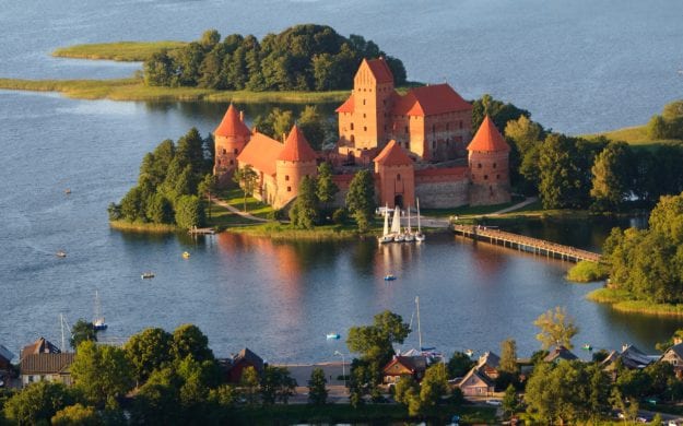 Trakai Castle in Lithuania