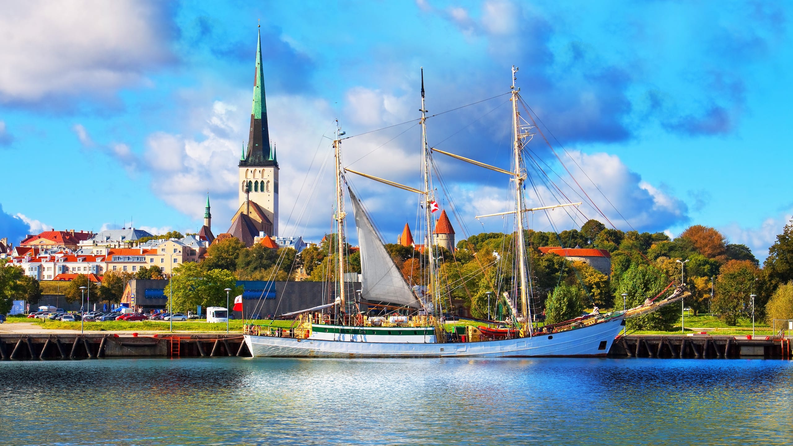 Coastline in Tallinn, Estonia