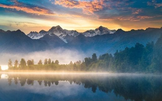 Reflections on Lake Matheson