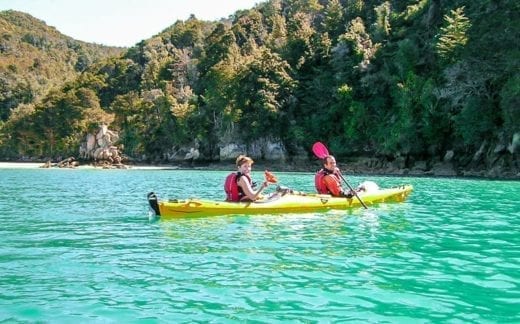 Take a kayak out on Lake Moeraki