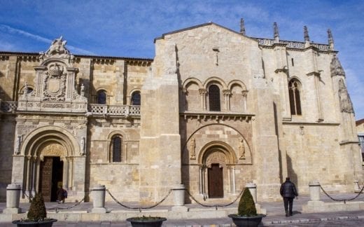 Old church in Leon, Spain