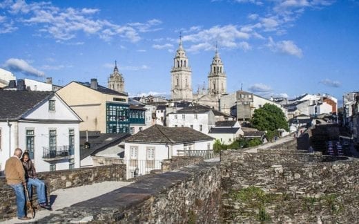 The old town of Lugo, Spain