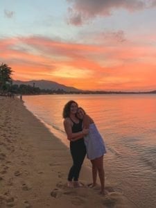 friends on a beach