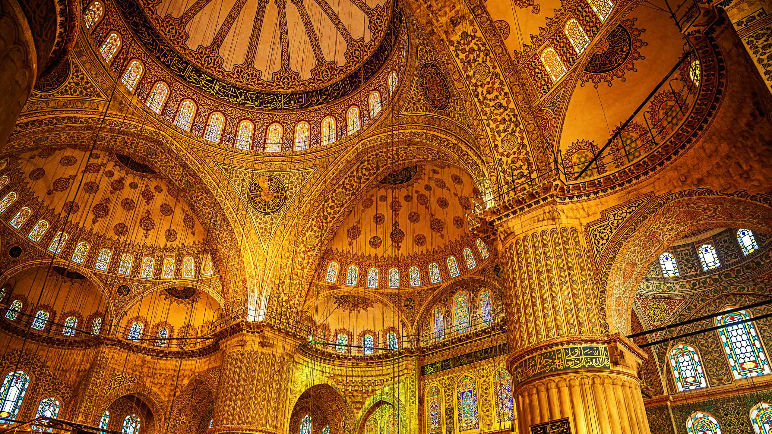 Interior of Blue Mosque, Istanbul