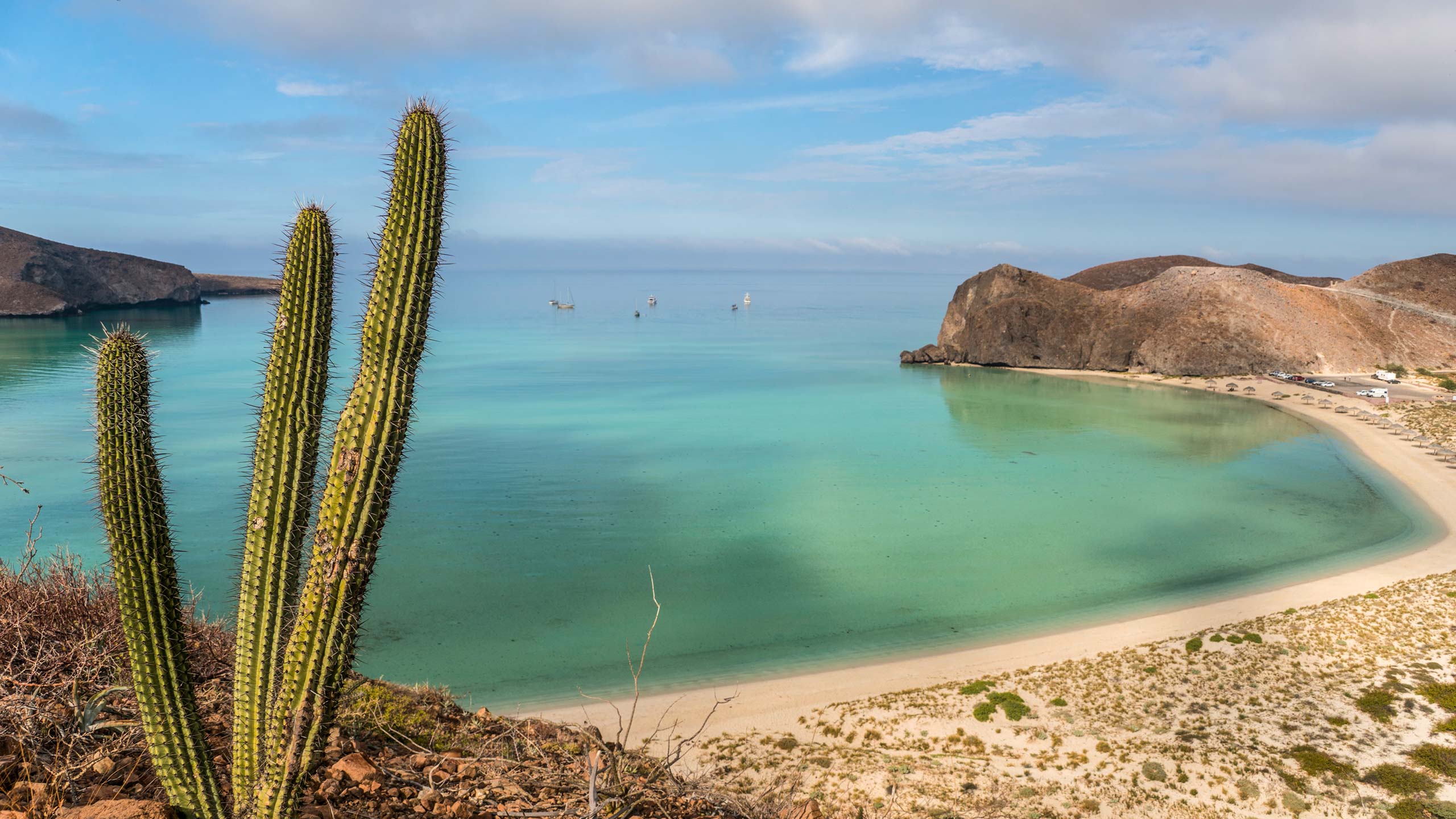 Balandra Beach on the Gulf of California near La Paz Mexico on Baja California Sur