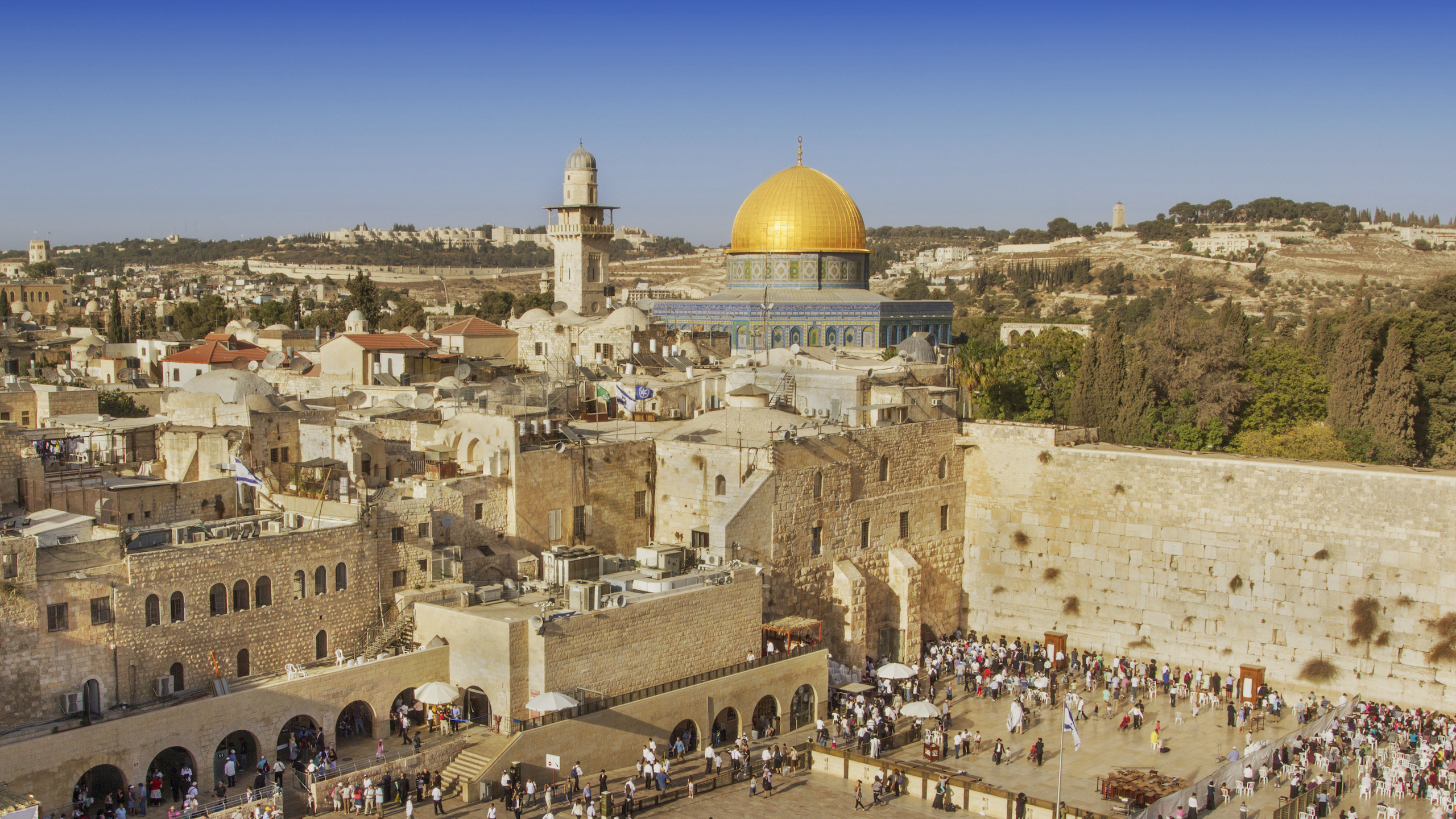 Old City Jerusalem skyline