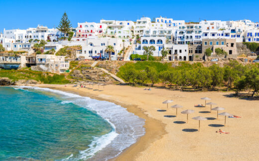 Beach on Paros Island