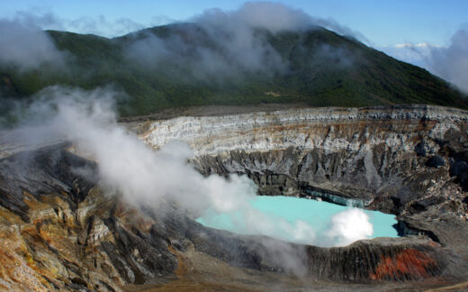 volcano crater