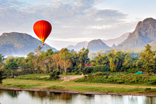 Nam Song at Vang Vieng, Laos