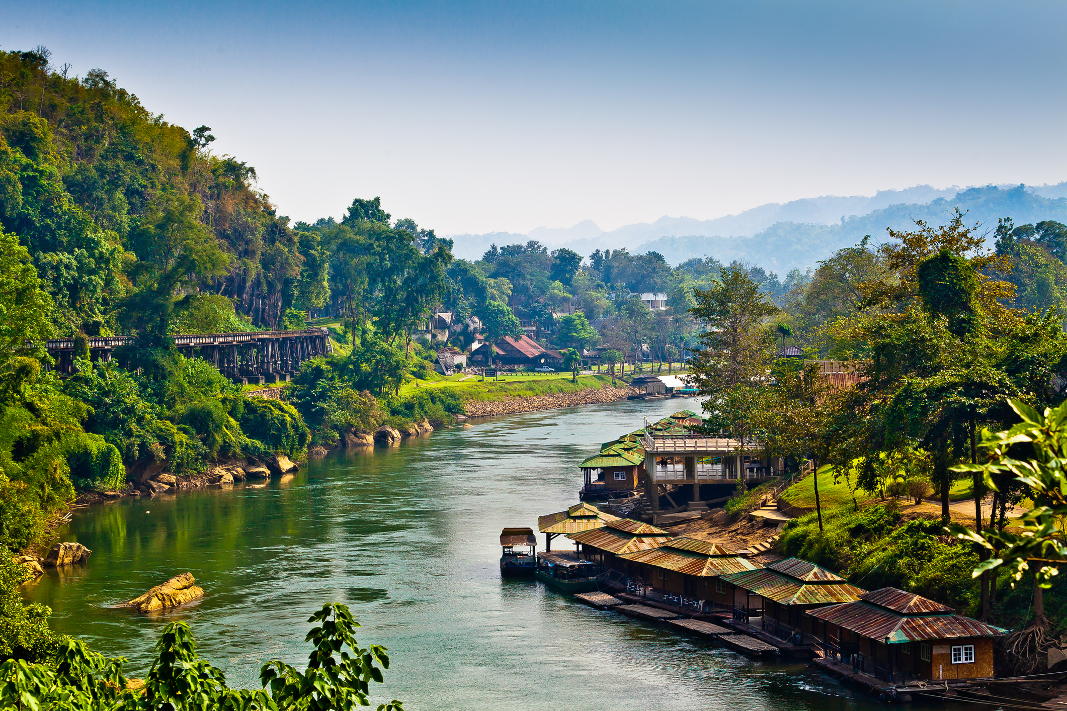 River Kwai Kanchanaburi Thailand