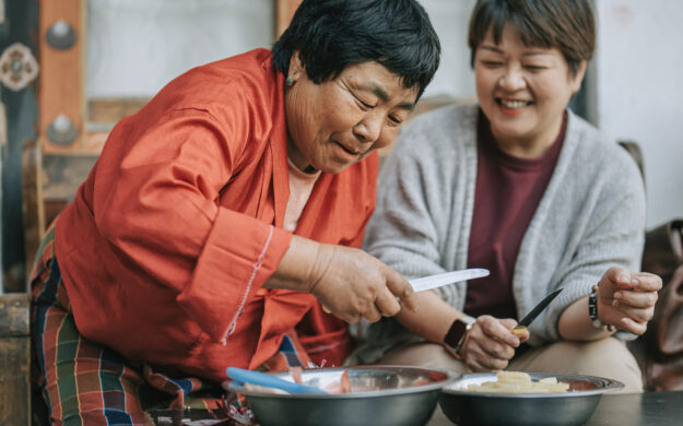 Happy women in Bhutan