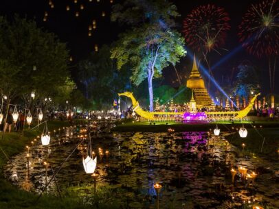 Festival at night