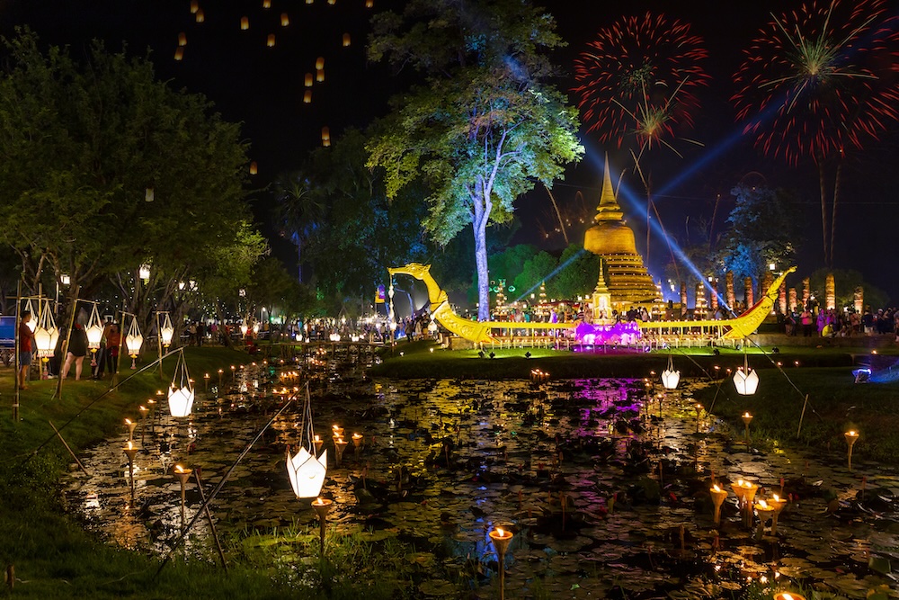 Festival at night